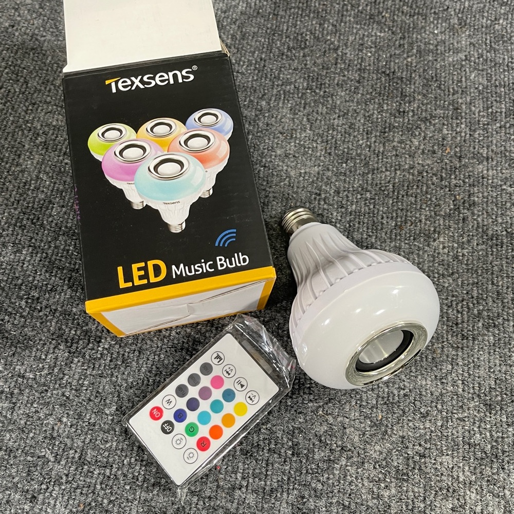 LED Color Changing Light Bulb w Bluetooth - Picture 4 of 6